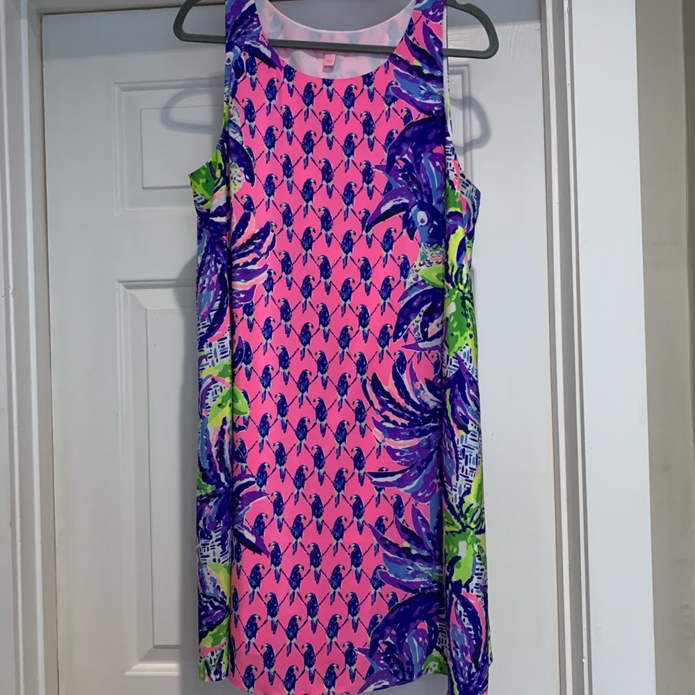 Lilly Pulitzer silk dress size L